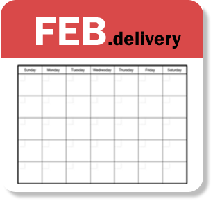 www.feb.delivery, pre-ordered for delivery in February, a corporate monthly domain name for a global, corporate spreadsheet delivery schedule for sale via the NextWorkingDay™ portfolio